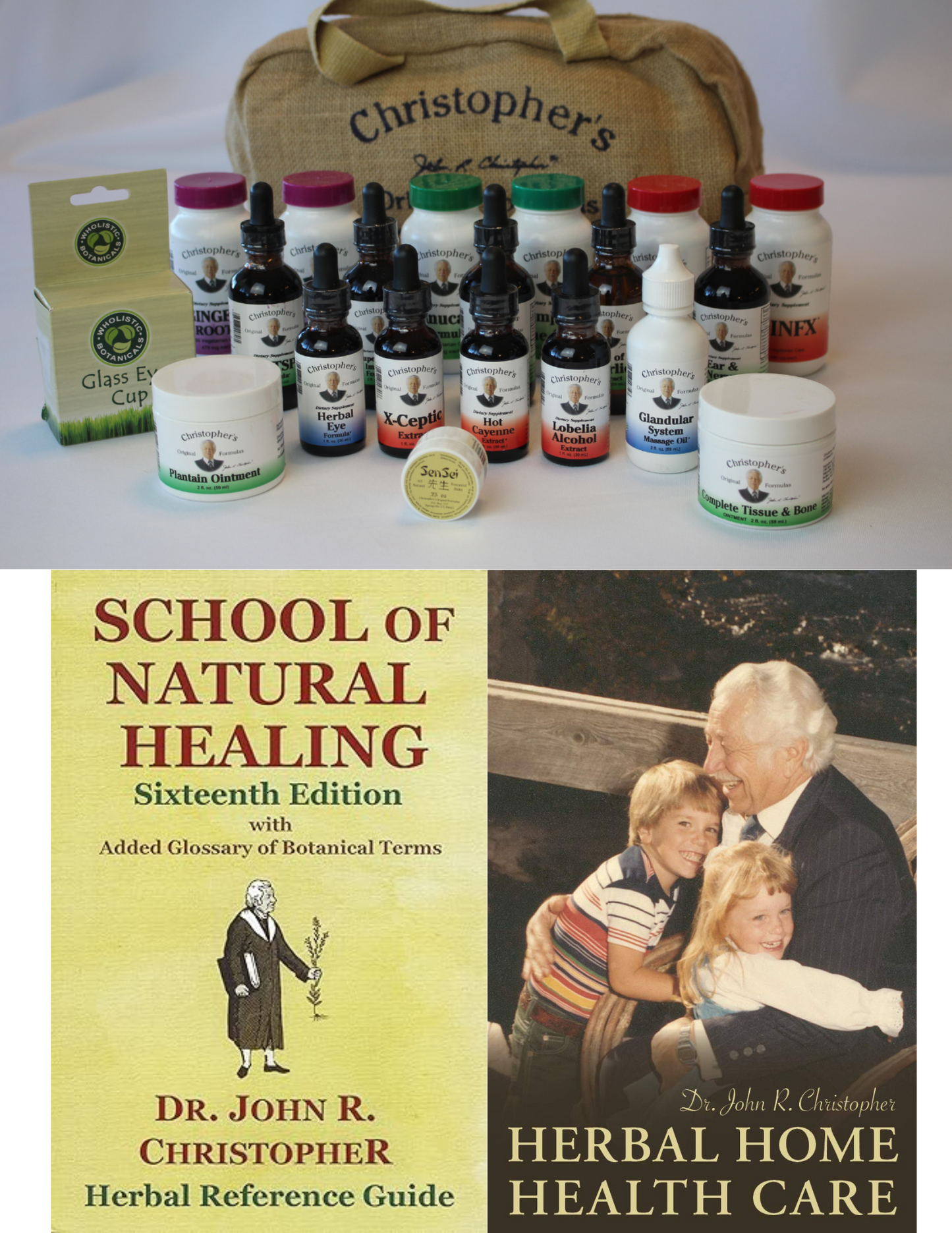 Dr. Christopher's Family Herbal Kit with Herbal Home Health Care Book
