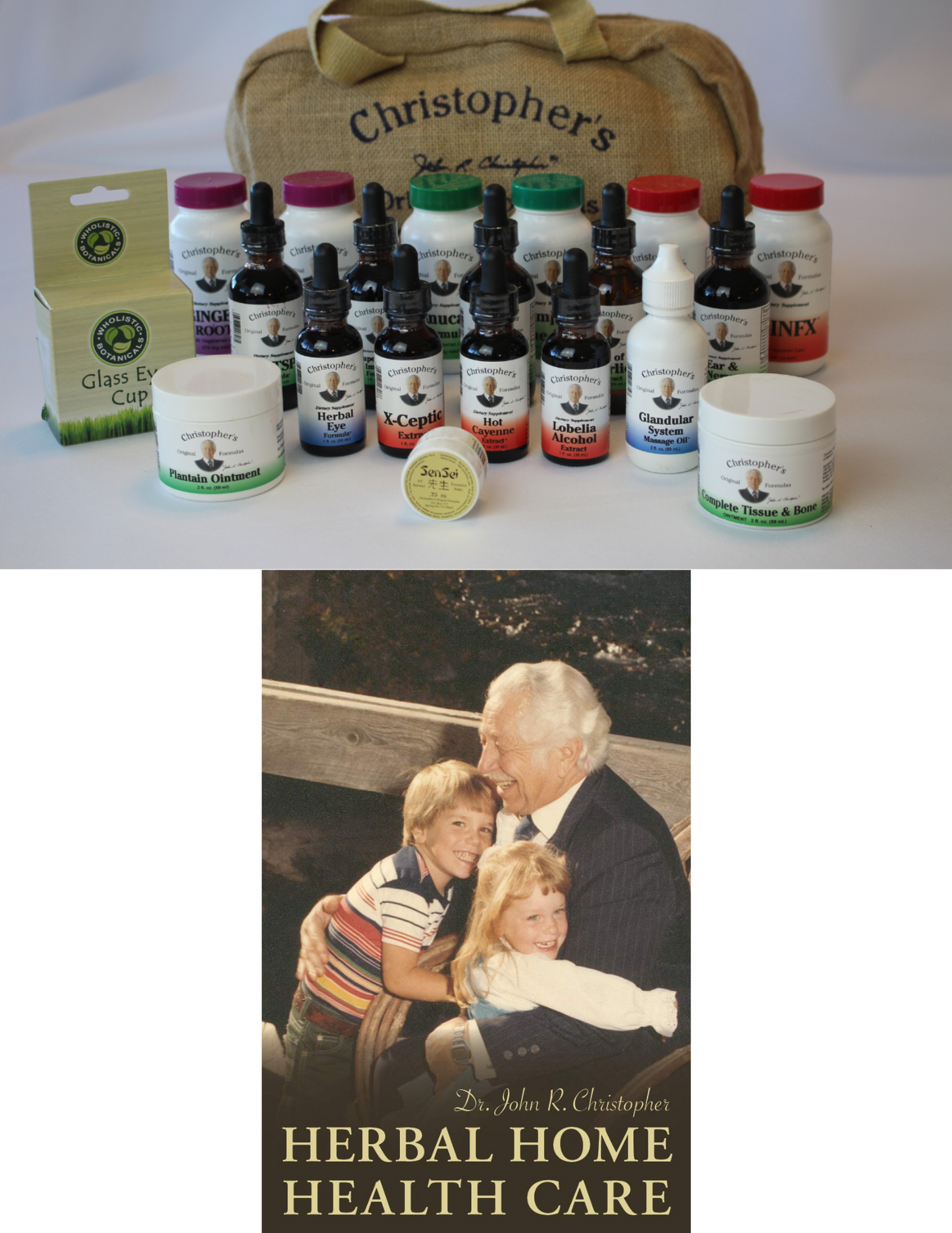 Dr. Christopher's Family Herbal Kit with Herbal Home Health Care Book
