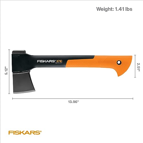 Fiskars X7 Hatchet Wood Splitter for Small to Medium Size Kindling with Proprietary Blade-Grinding Technique