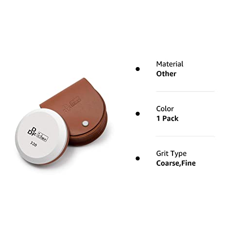 DDF IohEF Axe/Hatchet Sharpening Stone 180/320 Grit, Professional Whetstone & Tool Sharpener, Axe Sharpener with Portable Bag