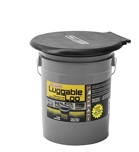 Reliance Products Luggable Loo Portable 5 Gallon Toilet (5 Gallon Standard)