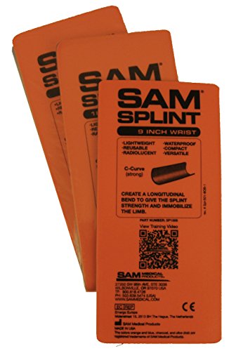 Rescue Essentials SAM SPLINT 3X COMBO PACK, 36", 18" AND 9"- ORANGE/BLUE