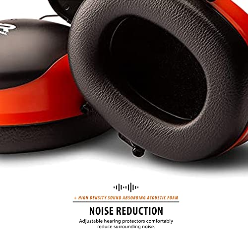 TR Industrial Forestry Safety Helmet and Hearing Protection System (Orange)