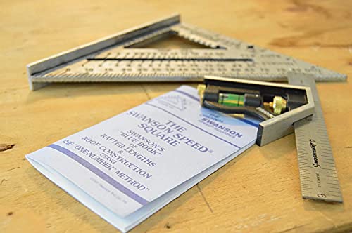SWANSON S0101CB Speed Square Layout Tool with Blue Book and Combination Square Value Pack
