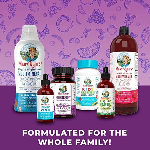 MaryRuth's Elderberry Liquid Drops | USDA Organic | Black Elderberry Supplement for Adults & Kids | Immune Support & Overall Health | Vegan | Non-GMO | Gluten Free | 30 Servings (2 Pack)