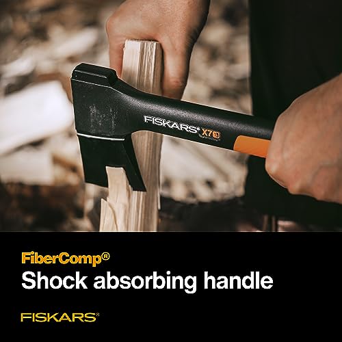 Fiskars X7 Hatchet Wood Splitter for Small to Medium Size Kindling with Proprietary Blade-Grinding Technique