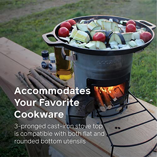 EcoZoom Versa, High-Efficiency, Wood-Burning, 14.25 lbs Portable Rocket Stove for Outdoor Cooking