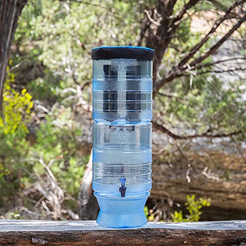 Berkey Light Gravity-Fed Water Filter with 2 Black Berkey Elements and 2 Berkey PF-2 Fluoride and Arsenic Reduction Elements