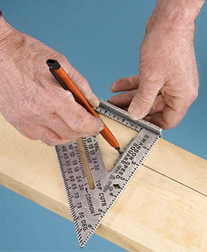 SWANSON S0101CB Speed Square Layout Tool with Blue Book and Combination Square Value Pack