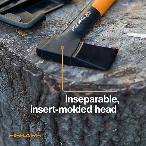 Fiskars X7 Hatchet Wood Splitter for Small to Medium Size Kindling with Proprietary Blade-Grinding Technique