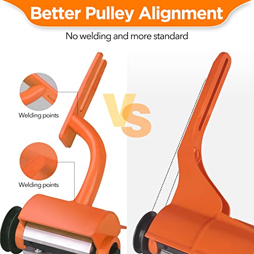 HOTYELL Log Peeler Debarker - Upgraded Chainsaw Attachment for Husqvarna and STIHL, Integrated Aluminum Alloy Wood Debarking Tool with 6 Lengthened Blades for Timber Processing