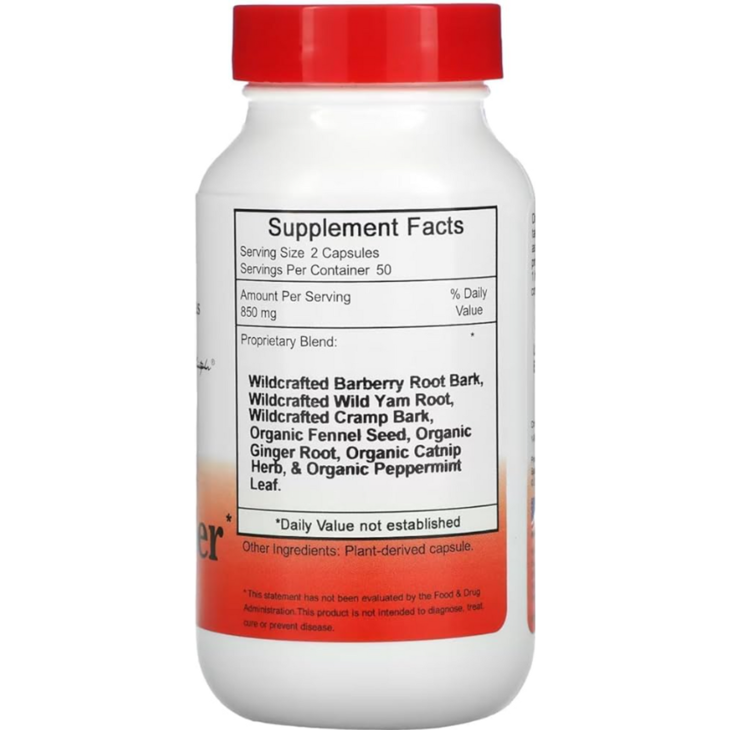 Label close-up of Dr. Christopher Liver and Gallbladder Formula capsules