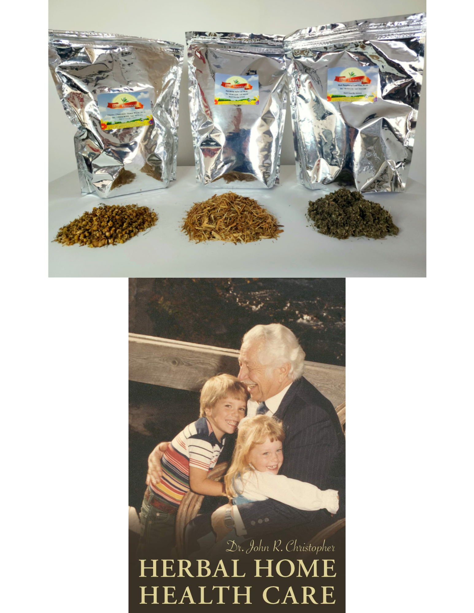 Top 20 Herbs Starter Stash with herbal home health care dr christopher book