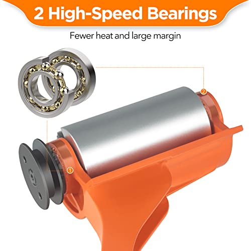 HOTYELL Log Peeler Debarker - Upgraded Chainsaw Attachment for Husqvarna and STIHL, Integrated Aluminum Alloy Wood Debarking Tool with 6 Lengthened Blades for Timber Processing