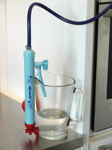 LifeStraw Family 1.0 Portable Gravity Powered Water Purifier for Emergency Preparedness and Camping