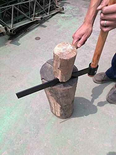 Shingle Froe Tool and Kindling Axe for Splitting Firewood,15in Premium Forged Blade Shingle Froe with 18in Wooden Handle, Froe Axe, Wood Froe Tool