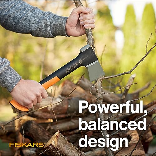 Fiskars X7 Hatchet Wood Splitter for Small to Medium Size Kindling with Proprietary Blade-Grinding Technique